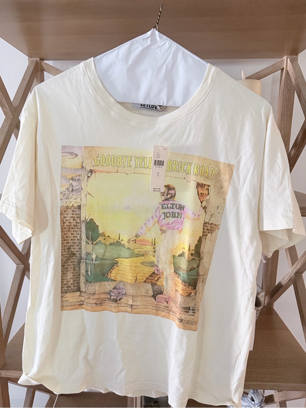 Letluv from Anthropologie Elton John Goodbye Yellow Brick Road Tee